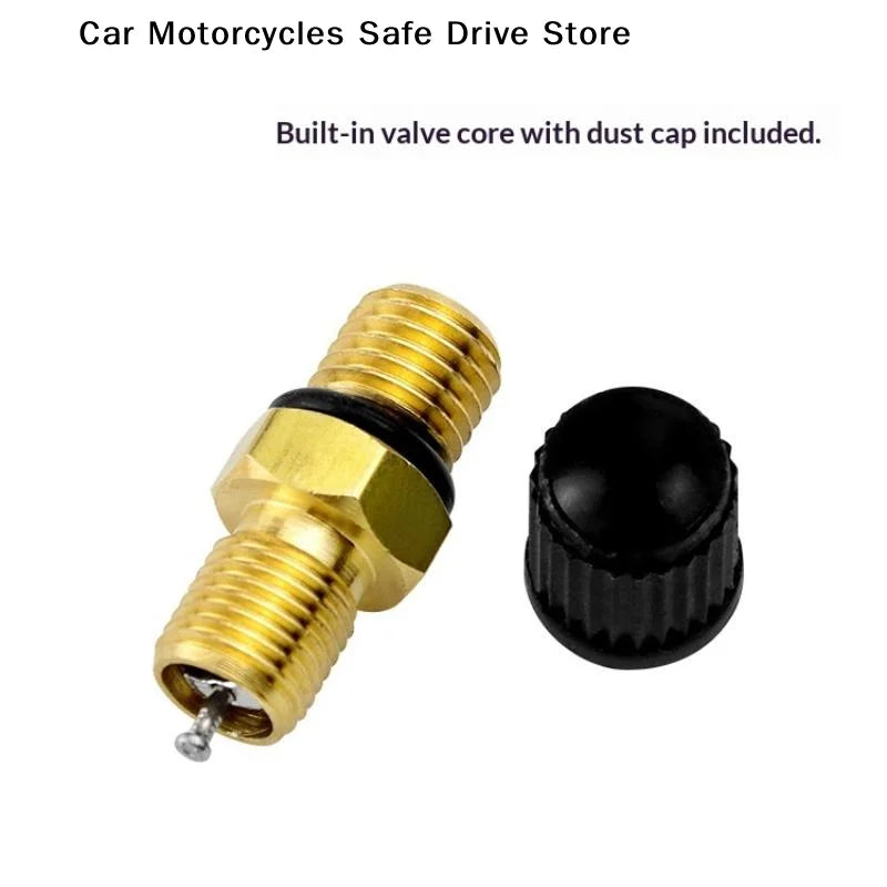 CM1Pcs M8x1 High-quality Air Valves Durable Brass Tire Valve Stems