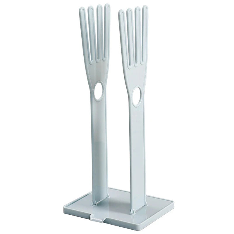 CMDrying Drain Rack Gloves Stand Holder Kitchen Rubber Glove Towel