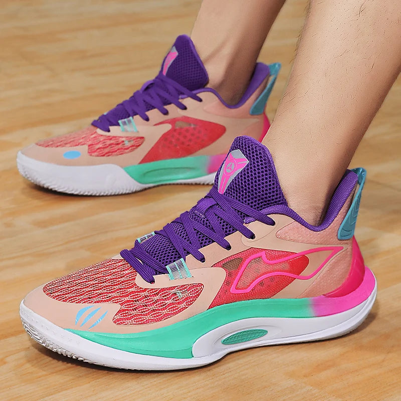 Men's Basketball Shoes Breathable Cushioning Non-slip Wearable Runing