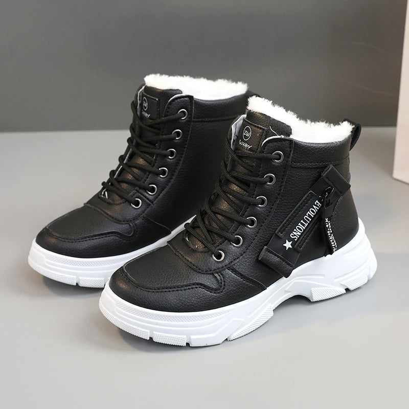 2025 New Women Snow Boots Outdoor Warm Platform Ankle Boots Women Casual High-top Shoes Women Luxury Plus Size Sneakers of Sport Zpaxo