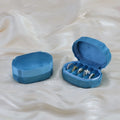 Velvet Mini Ring Box – Multi-Slot Korean Jewelry Organizer Jewelry Organizer Box Zpaxo Peacock Blue
