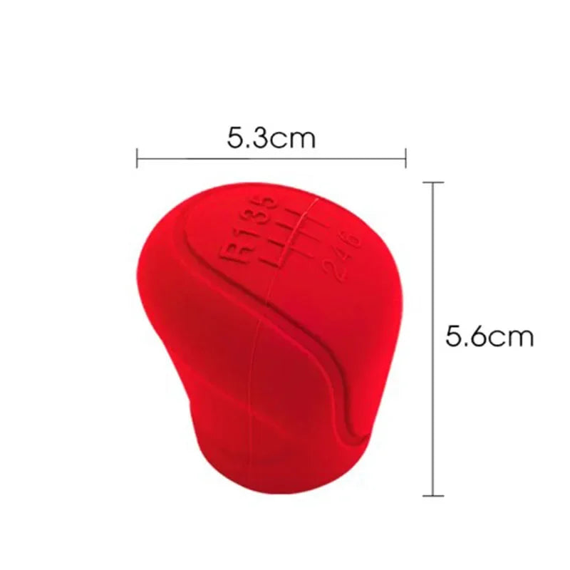Silicone Gear Shift Knob Cover – Non-Slip 5/6-Speed Manual
