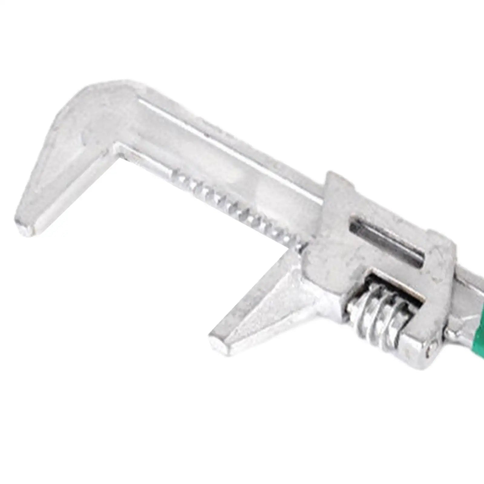F Type Adjustable Wrench Steel Versatile Plumbing Repair Hand Tools Wide Mouth Wrench Right Angle Spanner for DIY Project Zpaxo