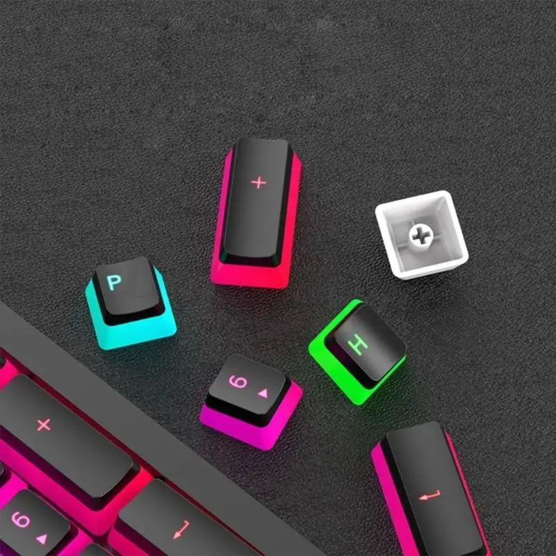 652F 117 Keys Keycaps PBT OEM Double Shot For Mechanical Keyboard Switches Zpaxo