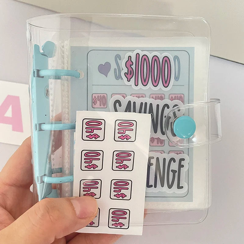 Creative Mini Savings Challenge Binder Durable Gloss PVC Flipchart