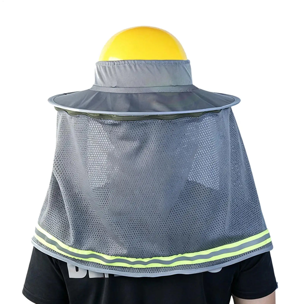Hard Hat Visor Hard Hat Sunshade Construction Sun Protection Breathable Cooling Safety Helmets Accessories for Material Handling Zpaxo
