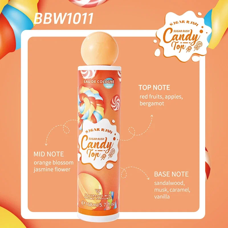 Sublime Gourmet Fragrance Mist, Unisex Fresh Berry Sweet Cookie Chocolate Cream Scent Body Spray 168ml Alluring Aroma Splash Zpaxo Candy Flavor 168ml