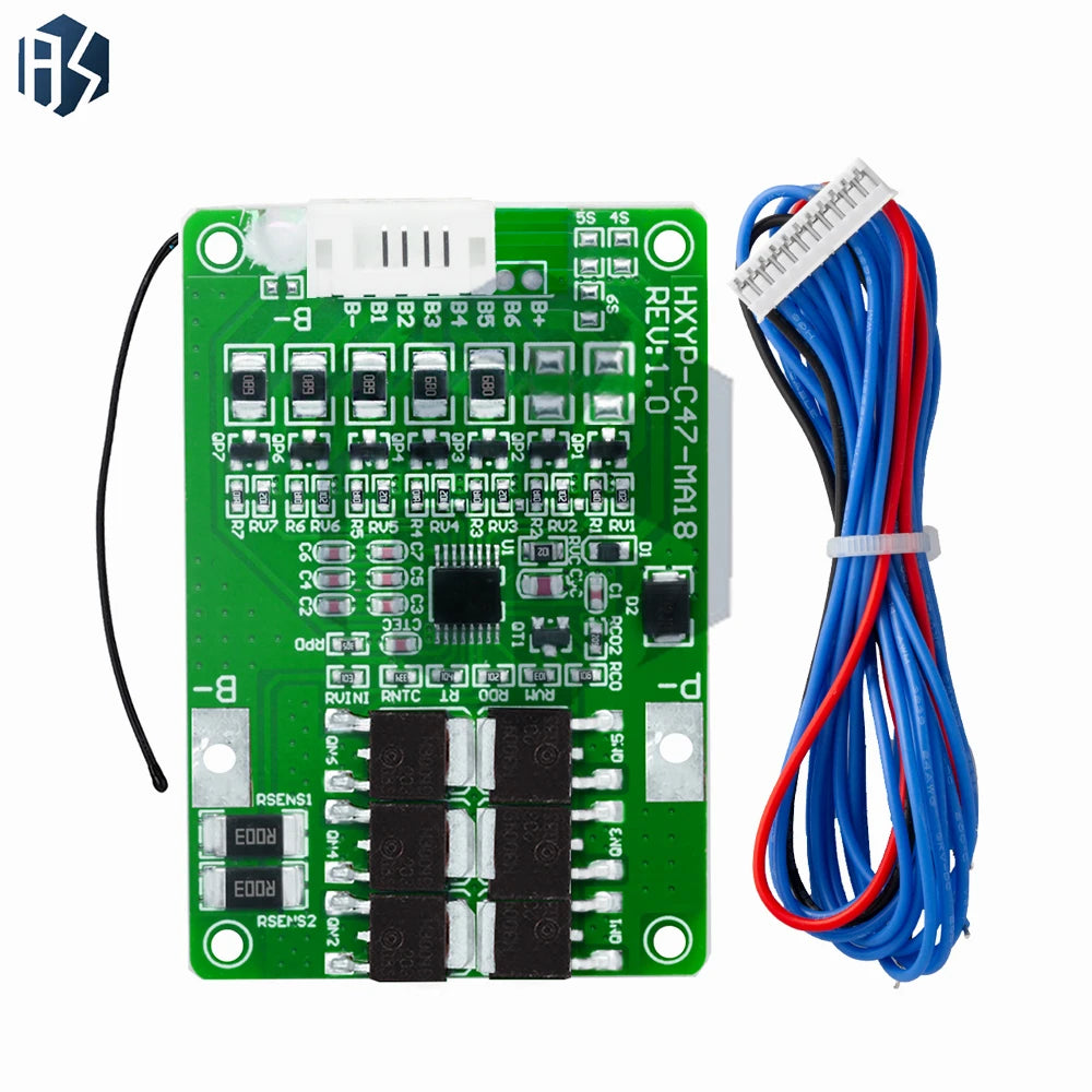 18650 BMS Board 4S 5S 6S 7S 16 8V-21V 20A Protection LMO Ternary Zpaxo
