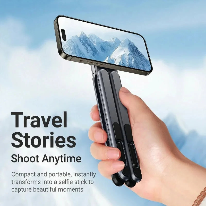Stand for Cell Phone Laptop Stand Portable Foldable Laptop Holder Pocket Size 360 Degree Rotating Cell Phone Tablet Notebook Zpaxo