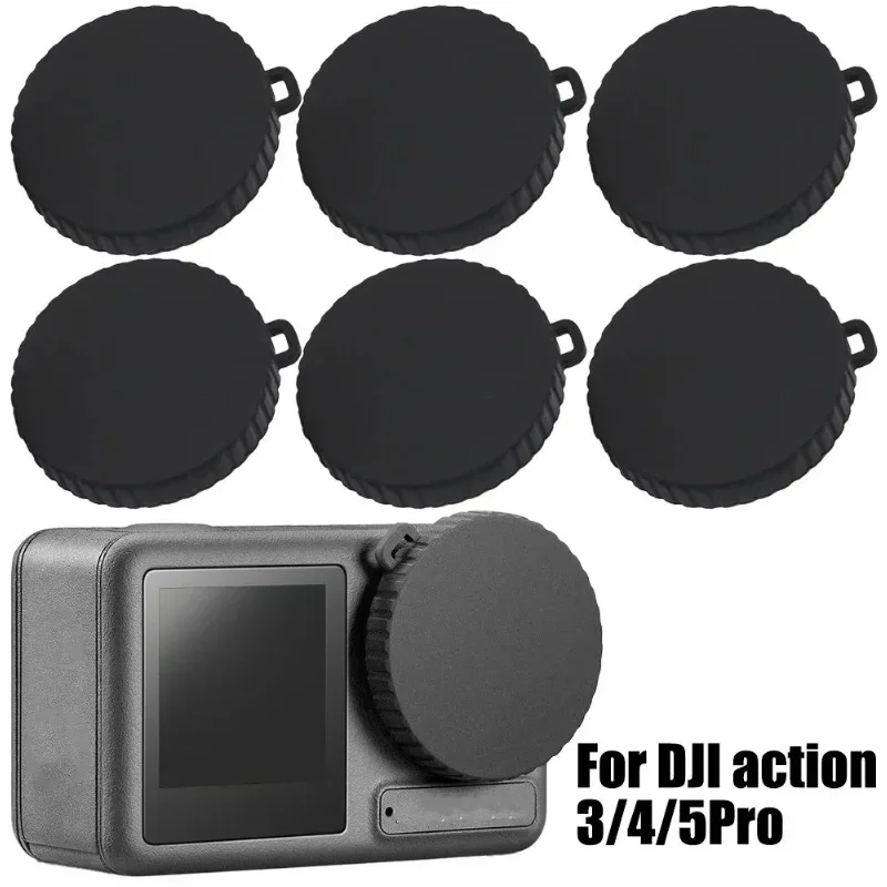 Silicone Lens Cap for DJI Osmo Action 3 4 5 Pro – Dustproof Camera Lens Cap Zpaxo