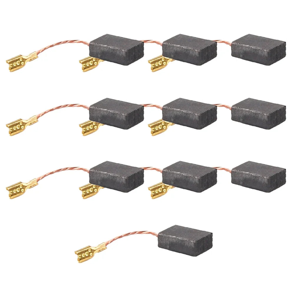 10pcs Carbon Brush Replacement Parts Electric Hammer Drill Graphite Brush Cutting Polishing Machine Power Tool Accessories Zpaxo Size 604