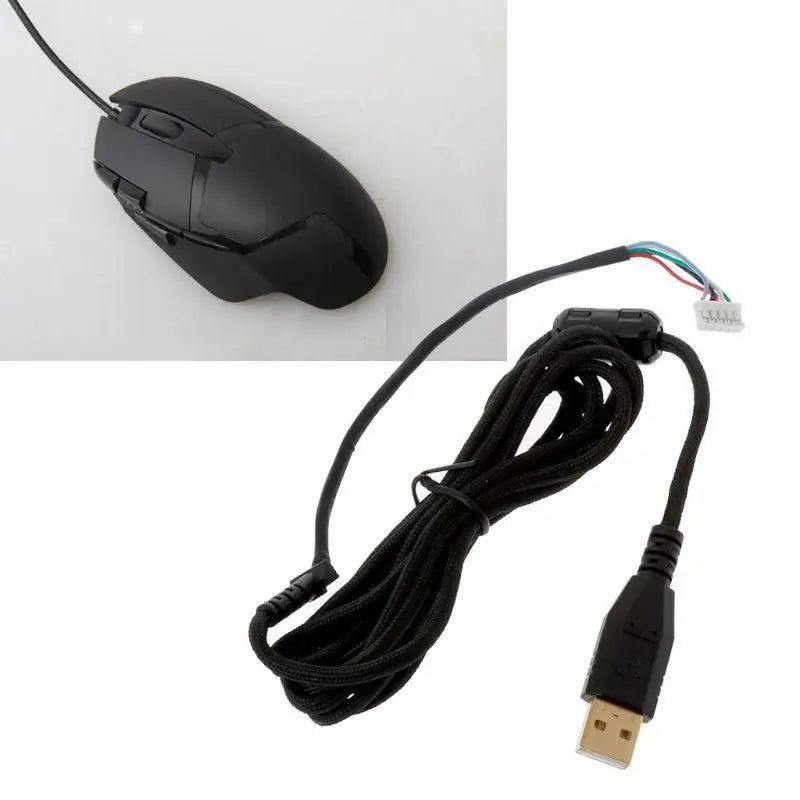 652F 2m Replacement Durable PVC USB Mouse Cable Mouse Lines for G402 Mouse Zpaxo