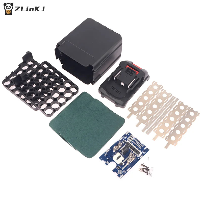 ▶30 Cell 18650 Lithium Battery Shell PCB Charging Protection Circuit Board Boxes For Li-ion Battery Housings Zpaxo