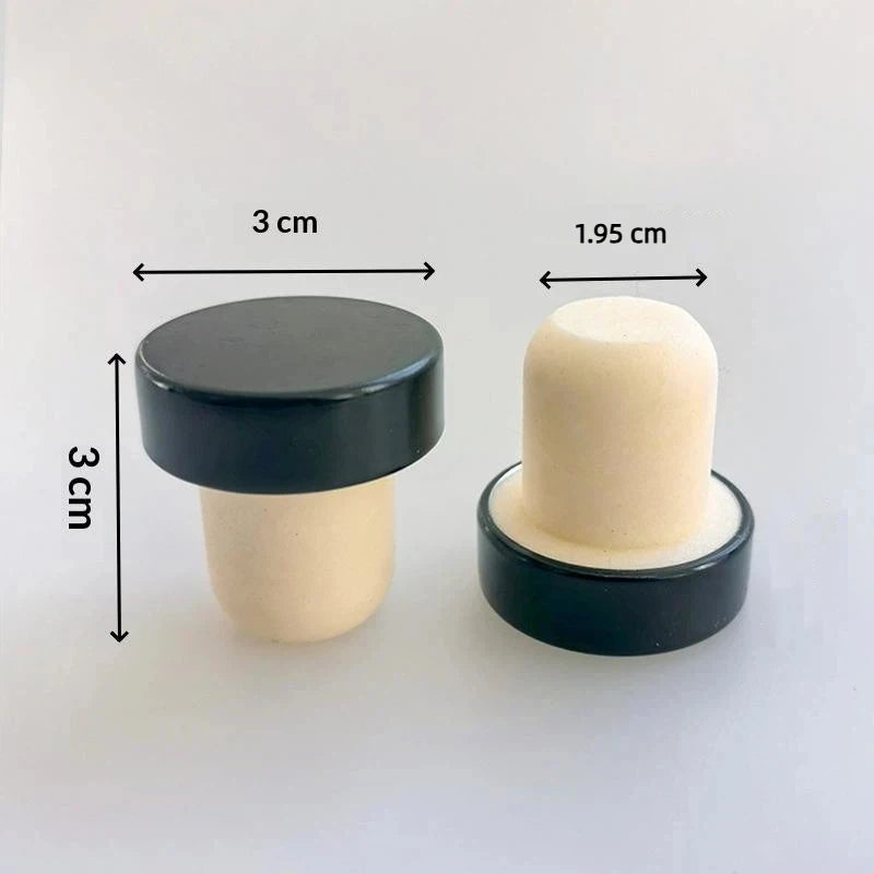 10-Pack T-Shaped Wine Bottle Cork Stoppers – Reusable Seal