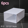 Upgraded Thickened Transparent Shoe Box Foldable Storage Rack Home