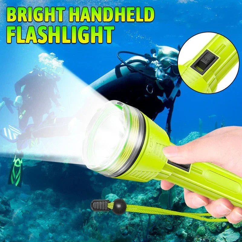 POCKETMAN 2000 Lumen Scuba Diving Torch – IP8 Waterproof LED