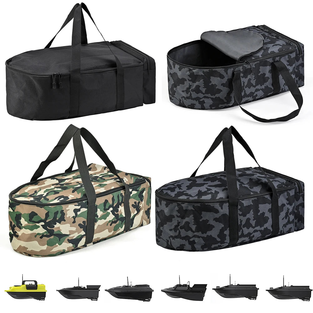 Fishing Boat Storage Bag Water Bait Carry Double Zipper Portable