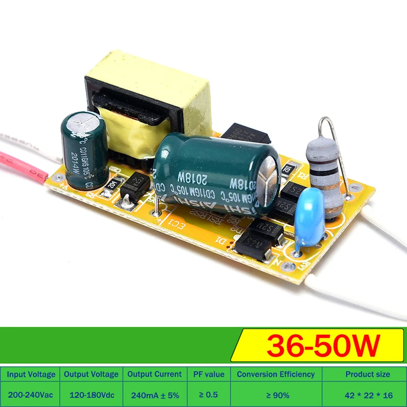 8W 5W 18W 25W 36W 50W 120 240mA 250mA LED Driver Constant Current