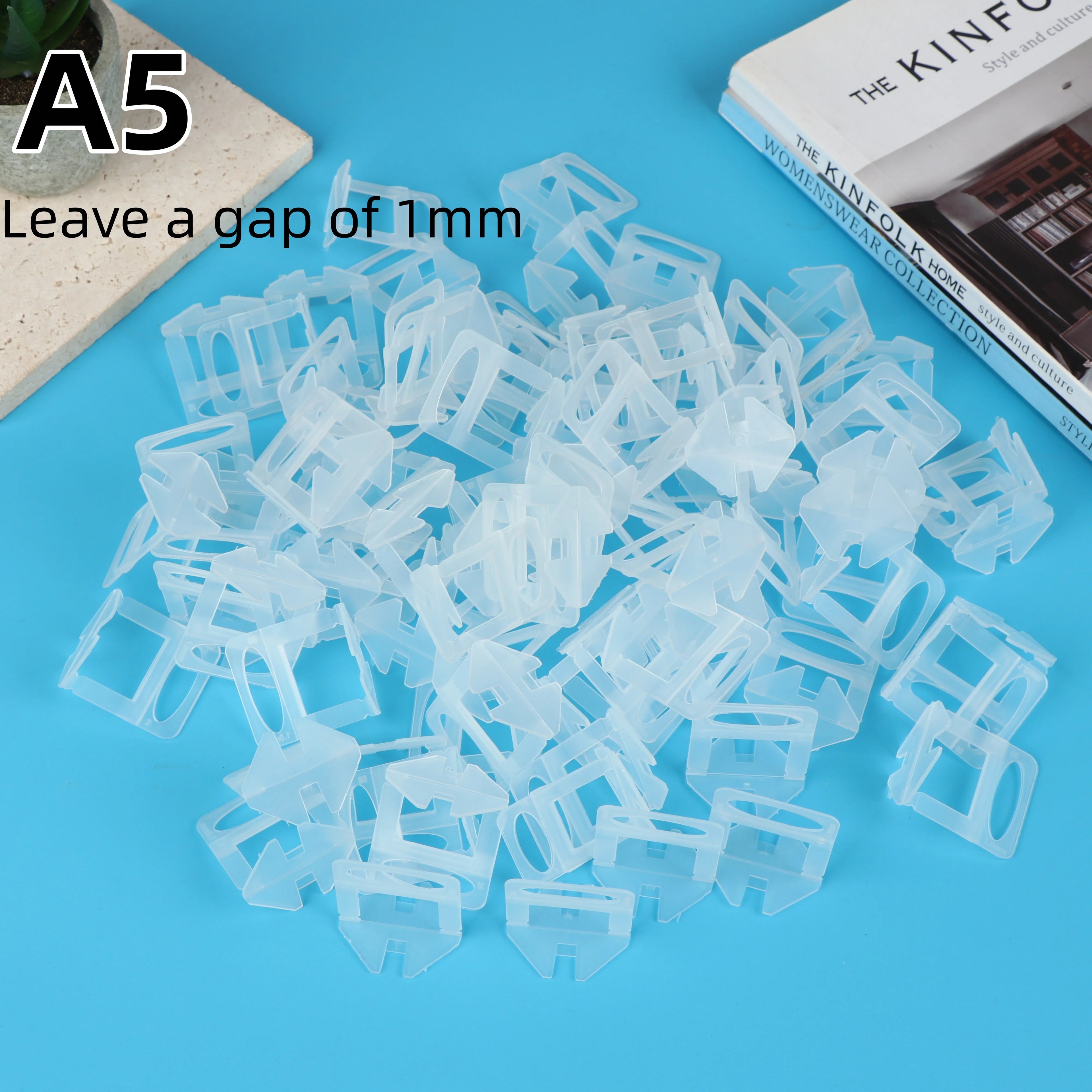 Ceramic Tile Spacers Tile Leveling System Clips 1.0/2.0/3.0MM For Ceramic Tile Laying Leveling Construction Tools Zpaxo A5