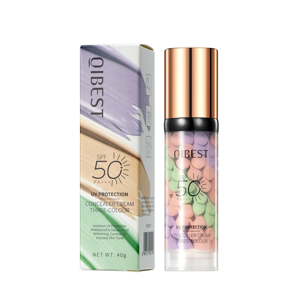 Spiral Concealer Isolation Cream - SPF50+ UV Protection, Waterproof & Long-Lasting Zpaxo PURPLE