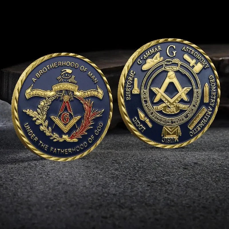 U S Commemorative Coins Freemasonry Medals Metal Badges Collectible