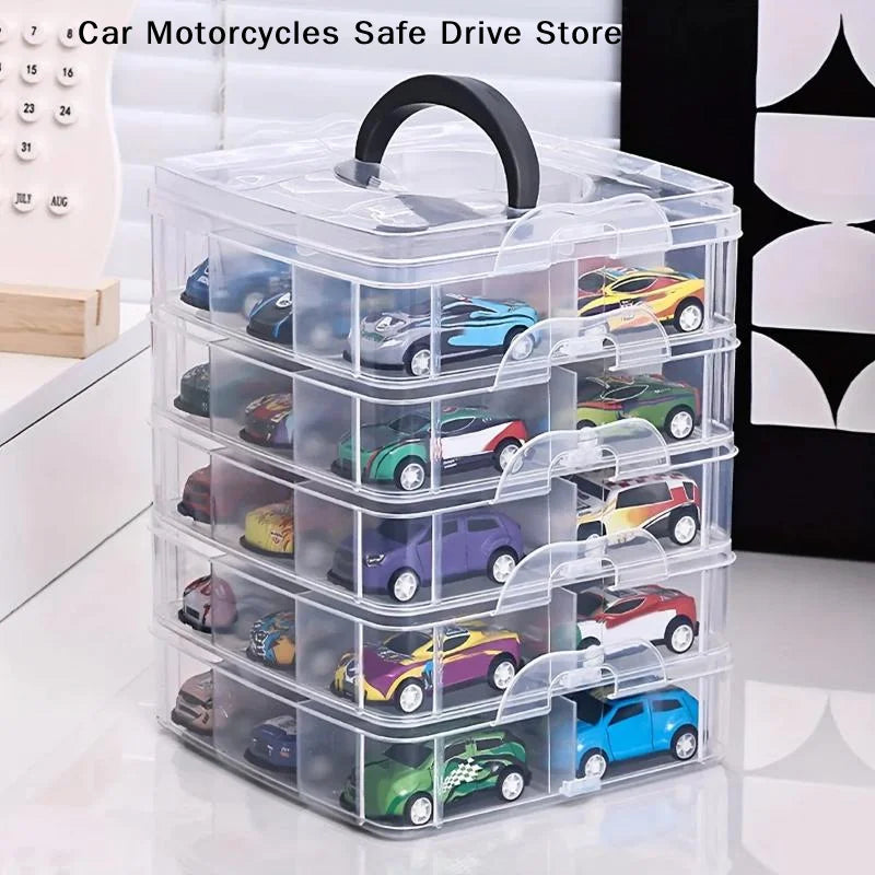 CM1pc Transparent Minimalist Toy Storage Box Dustproof Moisture-proof