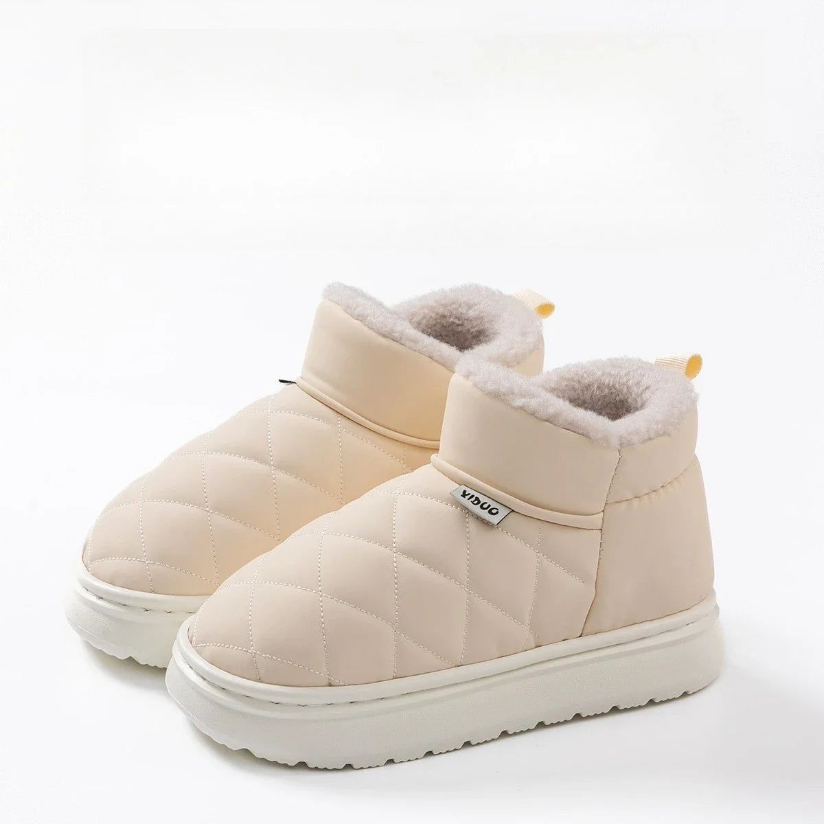 Winter Outdoor Snow Boots Women's Waterproof Slip-resistant Design Zpaxo 38-39 White