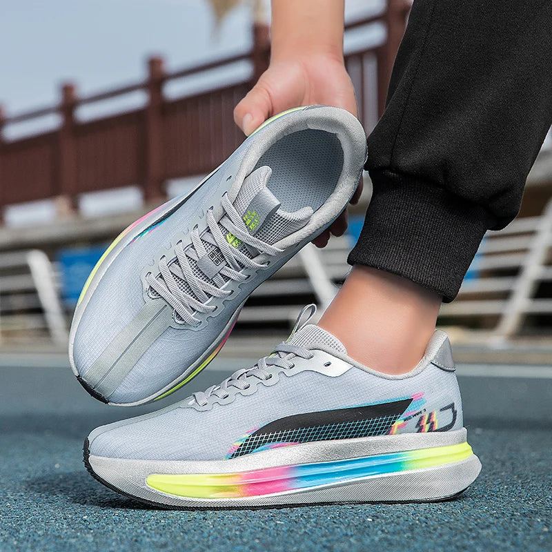 Men's Casual Sneakers Luxury Trainer Shoes Breathable Race Running