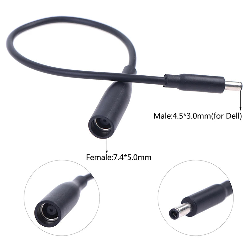 DC Power Charge Converter Adapter Cable Cord 7 4 Female 5 Male Zpaxo one size