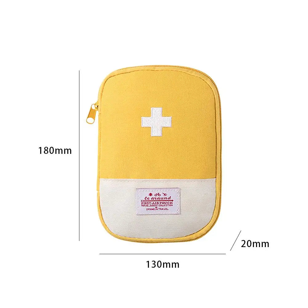 Travel First Aid Kit Medicine Bag Storage Aid Pouch Multi-Function Emergency Medicine Storage Health and Household Outdoor First Zpaxo