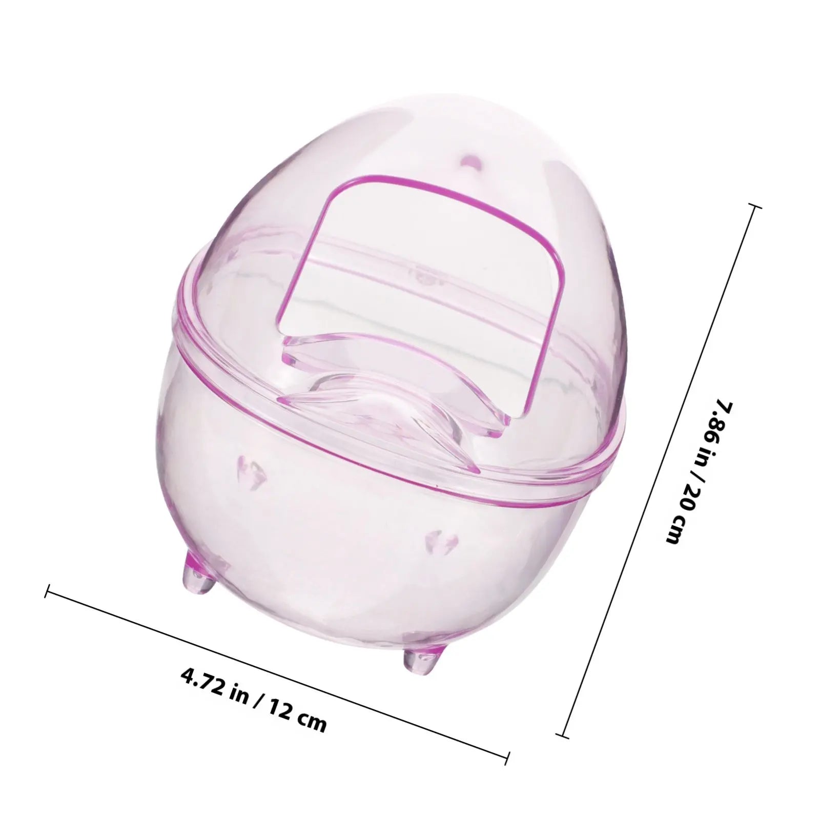 Hamster Sand Bath Container Deepened Design Small Pet Bathroom Box