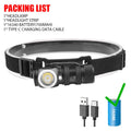 KDULIT P8 LED Headlamp USB-C Rechargeable Magnetic 3 Modes