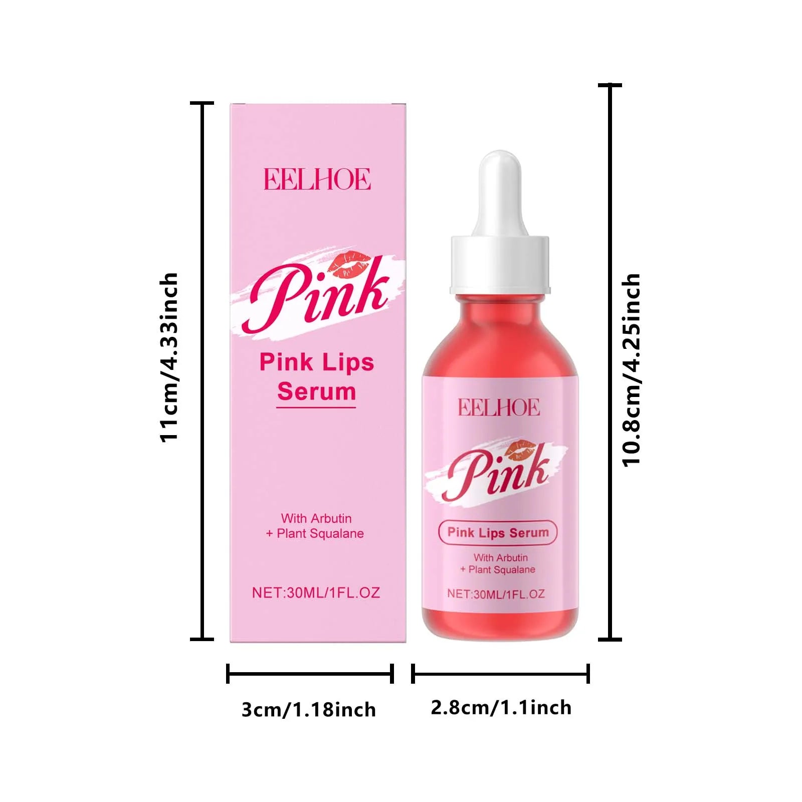 Pink Lip Serum Lip Plumping Essential Oil Lightening Dark Lip Remove Dead Skin Lip Lines Brighten Moisturizer Lip Balm Essence Zpaxo