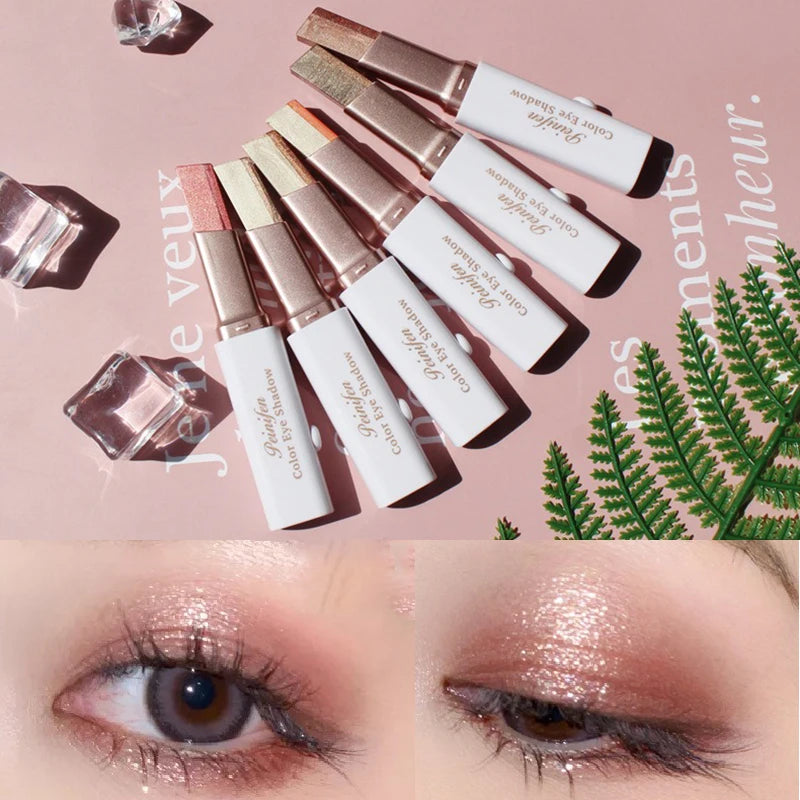 1 Pearly Glitter Highlighter Eyeshadow Stick Waterproof Long Lasting
