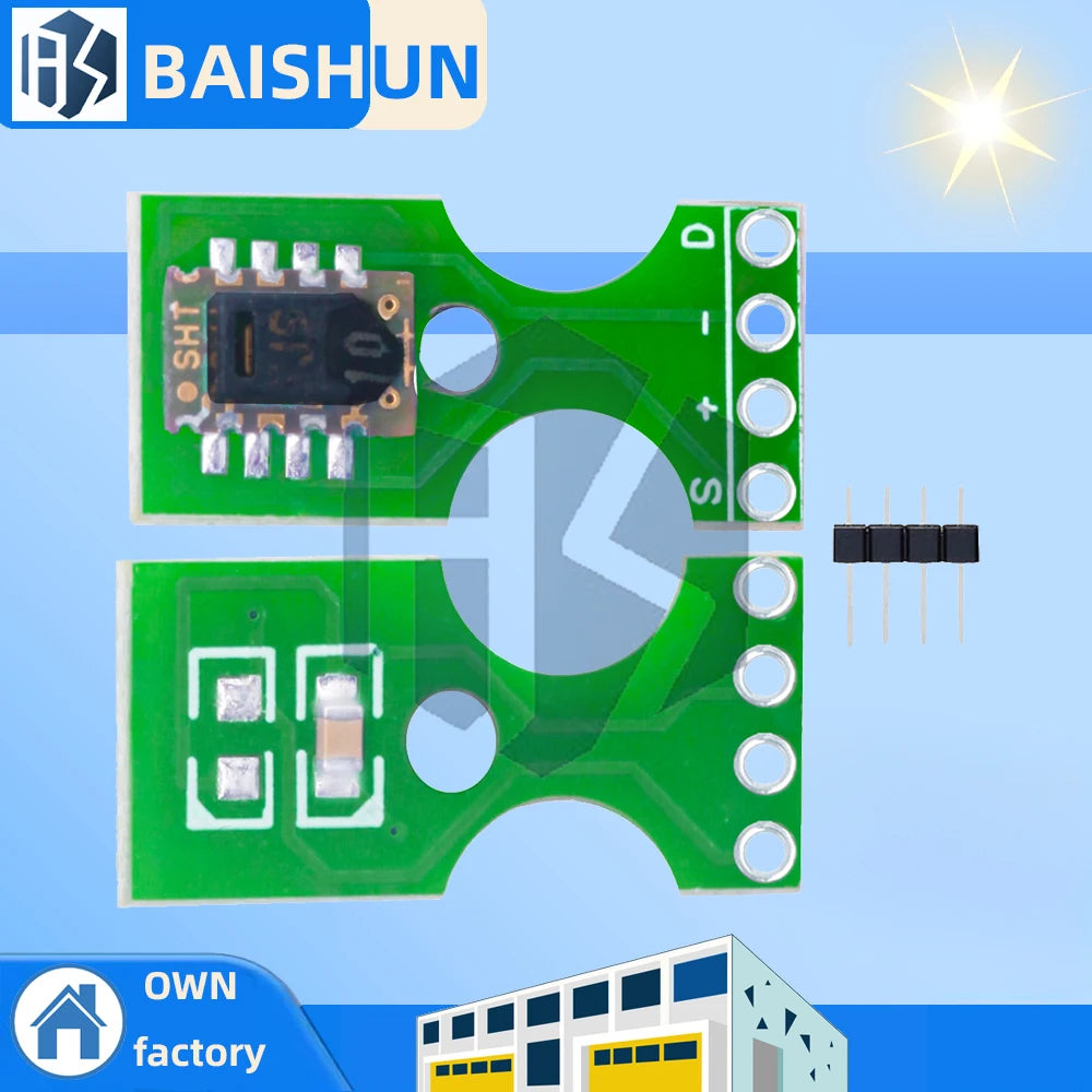 SHT10 I2C Digital Temp Humidity Sensor Development Board Zpaxo