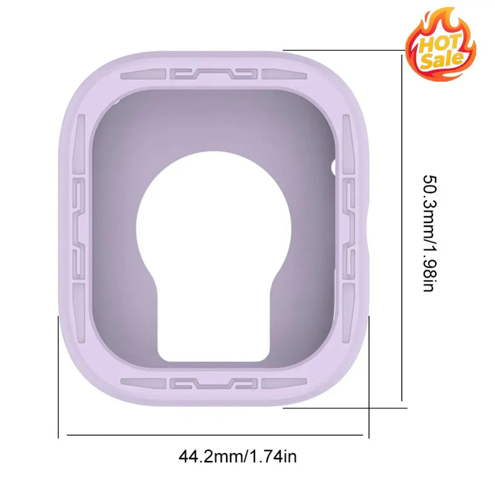 Silicone Protective Cover Case for Redmi Watch 4 Bumper Frame Protector Scratch-Proof Case Cover Soft for Xiaomi Redmi Watch4 Zpaxo