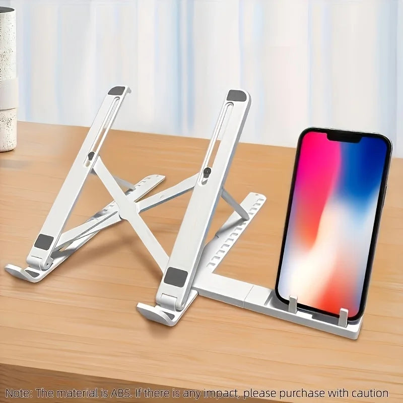 2-in-1 Adjustable Laptop Tablet Stand Phone Pen Holder Lightweight