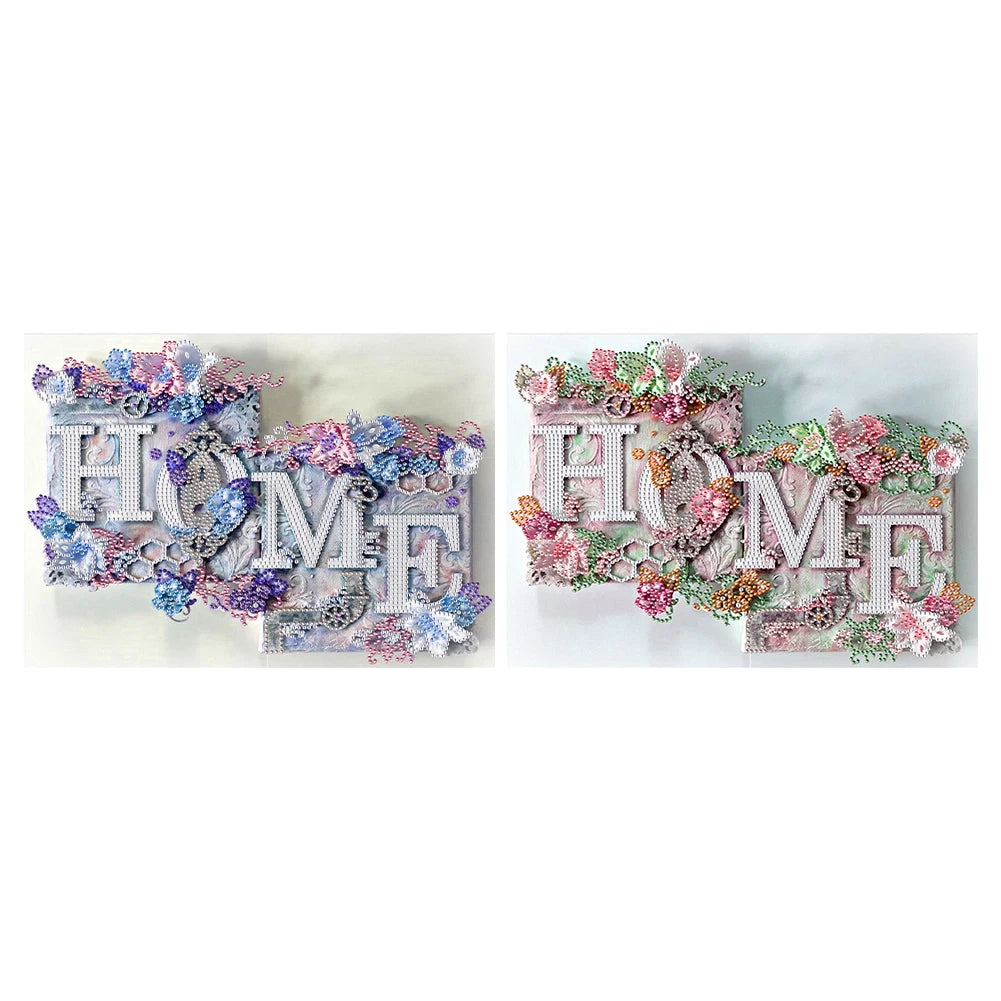 HOME 5D DIY Diamond Painting Rhinestone Embroidery Special-shaped Partial Drill Wall Decoration Painting Diamond Zpaxo