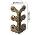 Skiffers Baseboard Corner Protectors Metal Skiffers Antique Baseboard Cover Solid Brass Home Corner Guard Decorative Protector Zpaxo Red