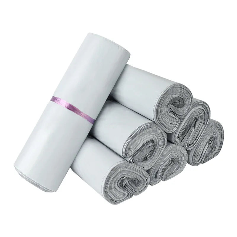 White Self Adhesive Seal Courier Bags Express Mail Envelope Storage Zpaxo