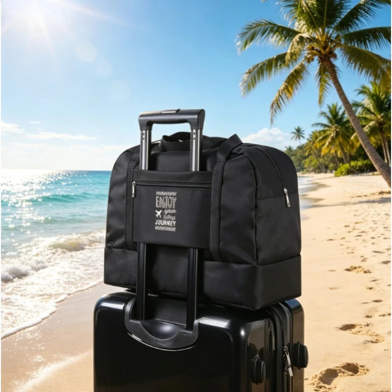 Stylish Folding Travel Bag Large Capacity Carry-on Organizer Multiple