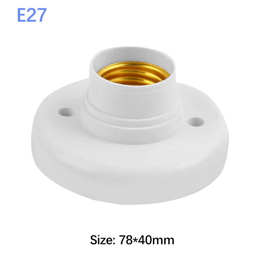 220V E27 Screw Cap Socket Ceiling Light Fixing Base Adapter Bulb