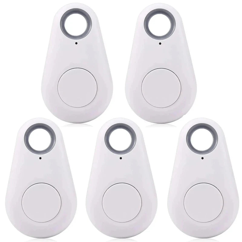 1 Mini GPS Tracker Bidirectional Alarm Keychain Finder Phone Anti Zpaxo 5pcs White