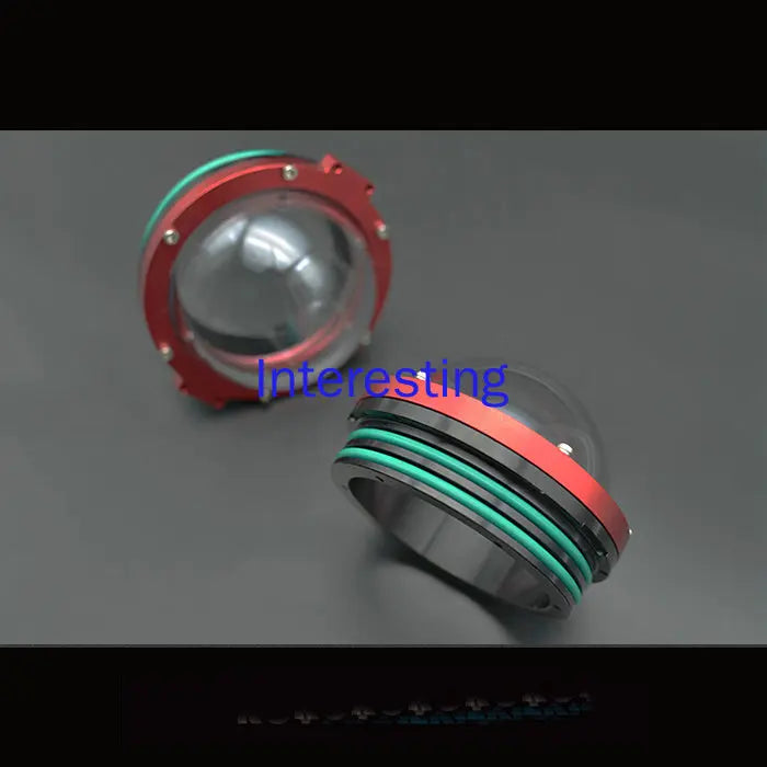 Optical PC Dome Cover 1000 Meters Pressure Resistant Underwater Robot ROV Camera Spherical Cover 110 Outer Diameter Zpaxo