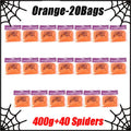Stretchable Spider Web Decor Fake Spiders Halloween Creepy Indoor