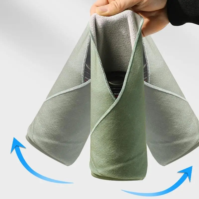 Folding Cloth Self-adhesive Camera Storage Bag Plush Anti Scratch Photography Camera Protective Wrap Soft Wrapping Cloth Zpaxo