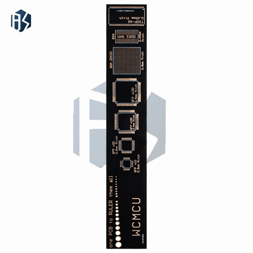 1‌~5PCS Multifunctional PCB Reference Ruler v2.6 – Integrated SMD Trace Width Guide for Electronic Engineers Zpaxo