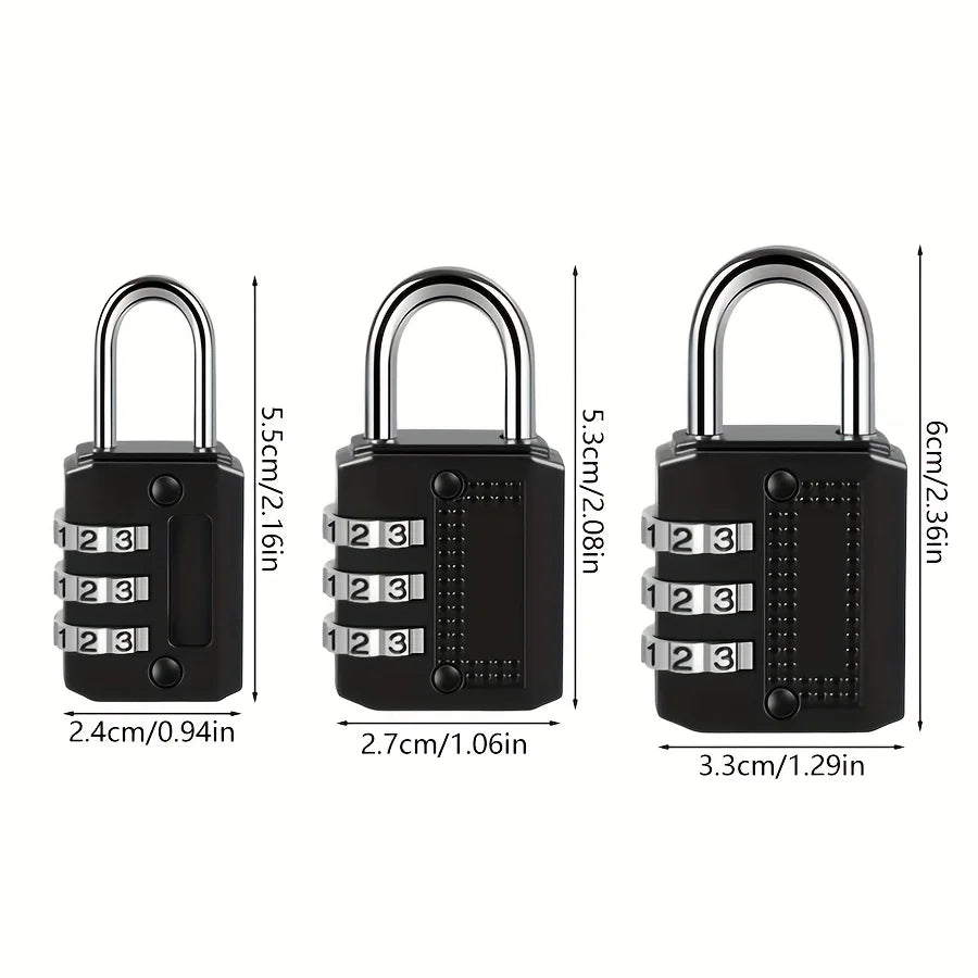 4-digit Password Lock Padlock Luggage Anti-theft Wind Rain Resistant