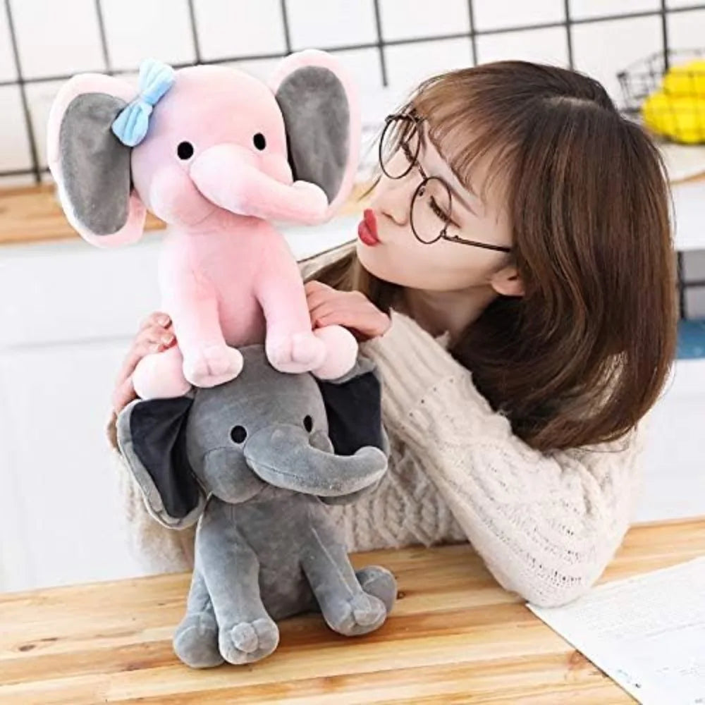 Cute Elephant Plush Pillow Toy Home Animal Cushion Decoration Boys