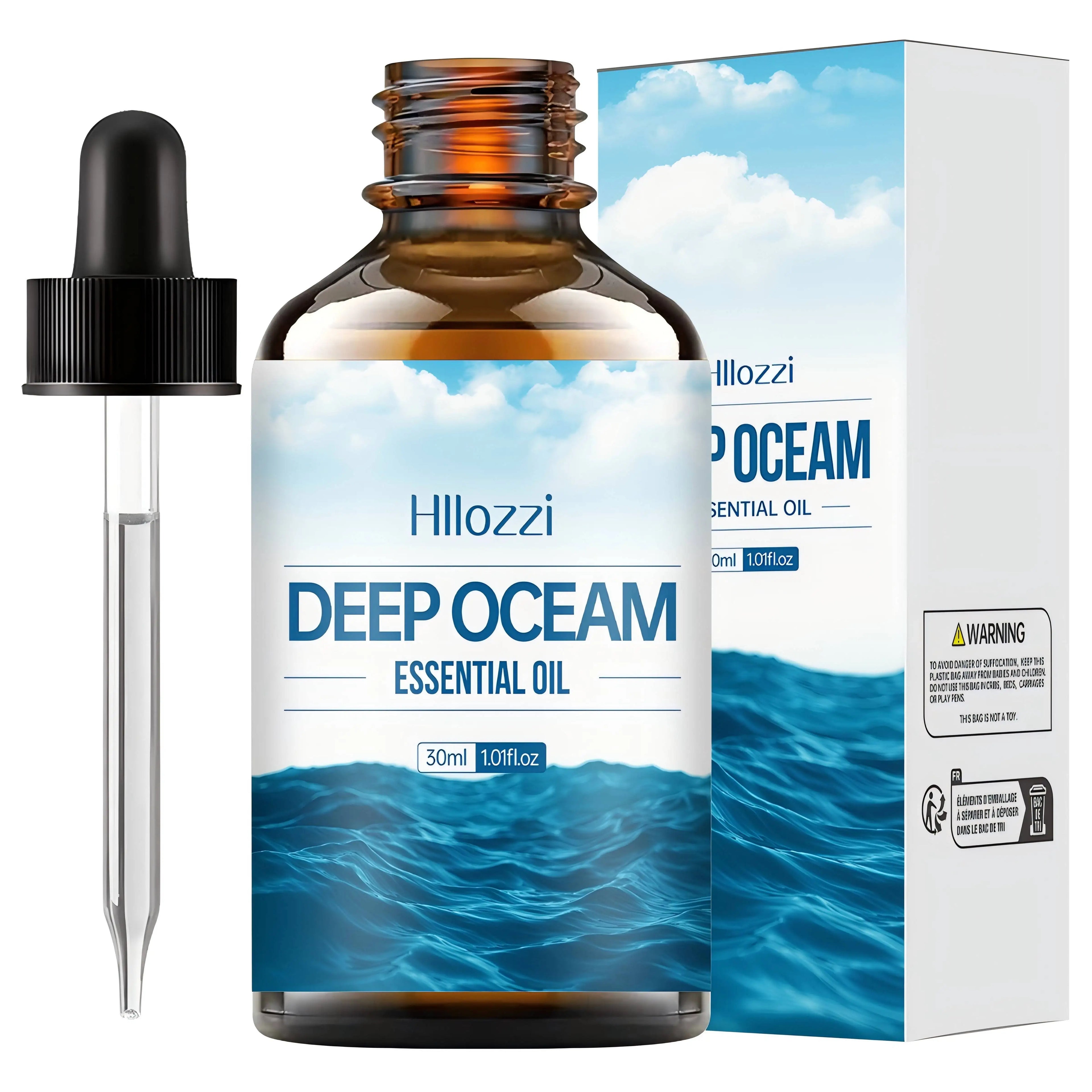 100ml/60ml/30ml Deep Sea Essential Oil Perfume essential oils Fragrance oils Long-lasting fragrance Aromatherapy Soap Humidifier Zpaxo 30ML DEEP OCEAN Other